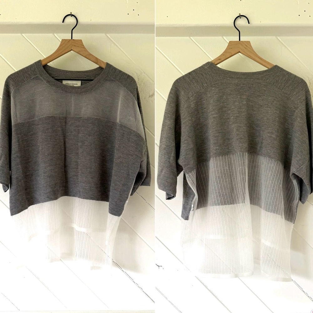 Public School New York mixed material top